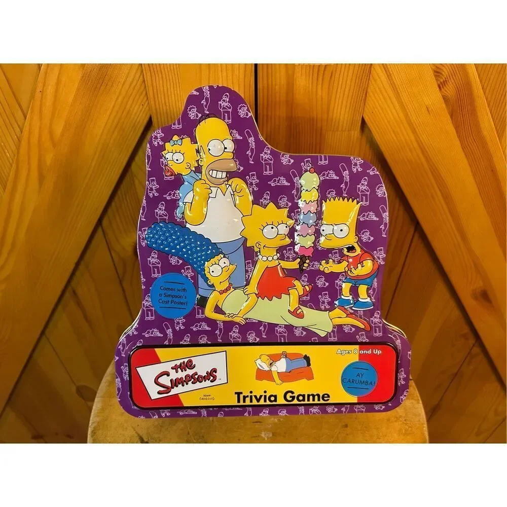 The Simpsons Trivia Game 3-D Tin 2000 (7583)